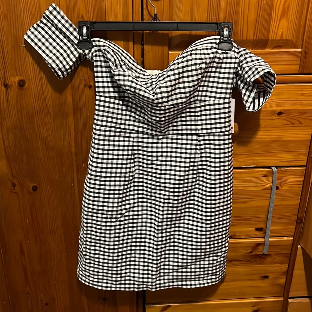 Guess Black and White Dress